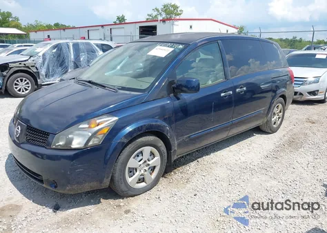 2007 Nissan Quest 3.5 z USA, uszkodzony, nr VIN 5N1BV28UX7N129739